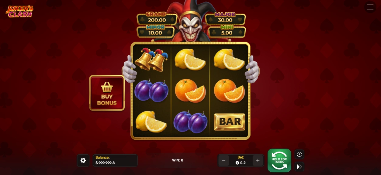 Joker's Clash slot image.